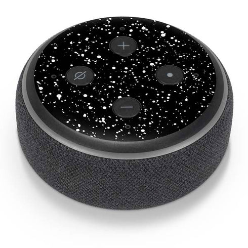 Black Speckle Amazon Echo Dot Skin