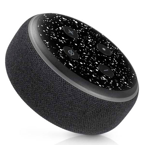 Black Speckle Amazon Echo Dot Skin