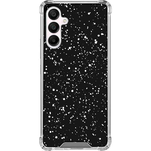 Black Speckle Galaxy A16 5G Clear Case