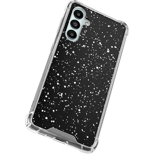 Black Speckle Galaxy A16 5G Clear Case