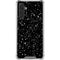 Black Speckle Galaxy A17 Clear Case
