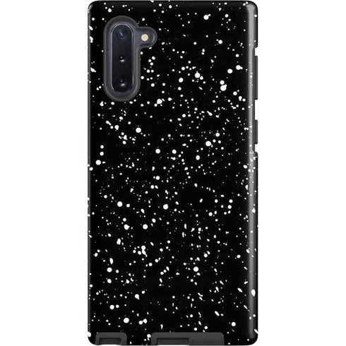 Black Speckle Galaxy Cases