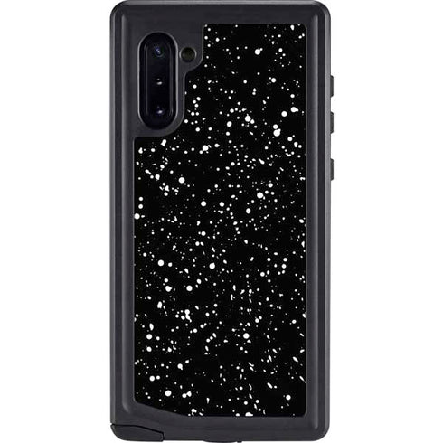 Black Speckle Galaxy Cases