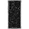 Black Speckle Galaxy S23 Ultra Clear Case