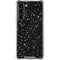 Black Speckle Galaxy S24 FE Clear Case