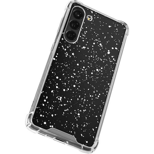Black Speckle Galaxy S24 FE Clear Case