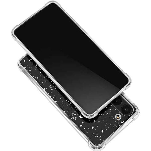 Black Speckle Galaxy S24 FE Clear Case