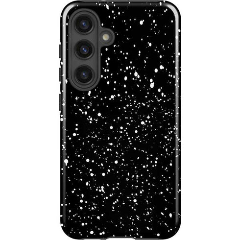 Black Speckle Galaxy S25 Impact Case
