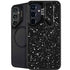 Black Speckle Galaxy S25 Kickstand Case