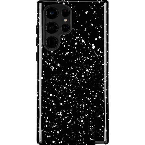 Black Speckle Galaxy S25 Ultra Impact Case