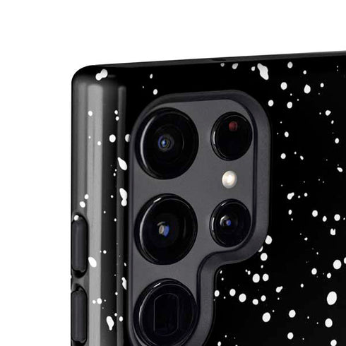 Black Speckle Galaxy S25 Ultra Impact Case