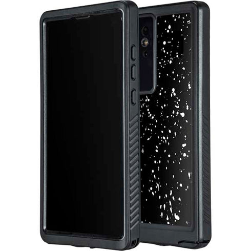 Black Speckle Galaxy S24 Ultra Waterproof Case