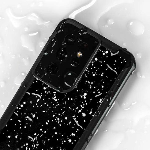Black Speckle Galaxy S24 Ultra Waterproof Case