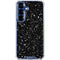 Black Speckle Galaxy S25 Plus Clear Case
