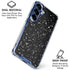 Black Speckle Galaxy S25 Plus Clear Case