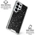 Black Speckle Galaxy S25 Ultra Clear Case
