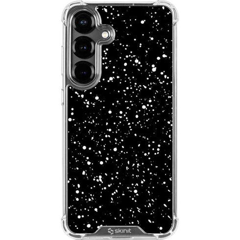 Black Speckle Galaxy S26 Plus Clear Case