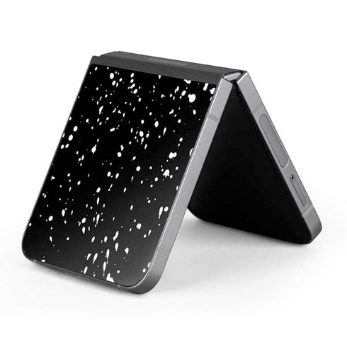 Black Speckle Galaxy Z Flip6 Skin