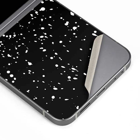Black Speckle Galaxy Z Flip6 Skin