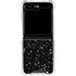 Black Speckle Galaxy Z Flip6 Clear Case