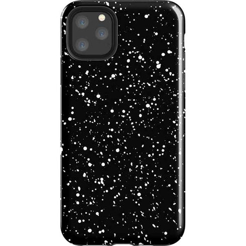 Black Speckle iPhone Cases