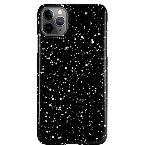 Black Speckle iPhone Cases