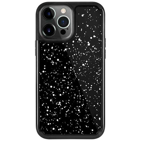 Black Speckle iPhone Cases