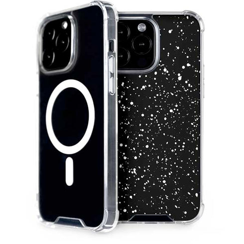 Black Speckle iPhone Cases