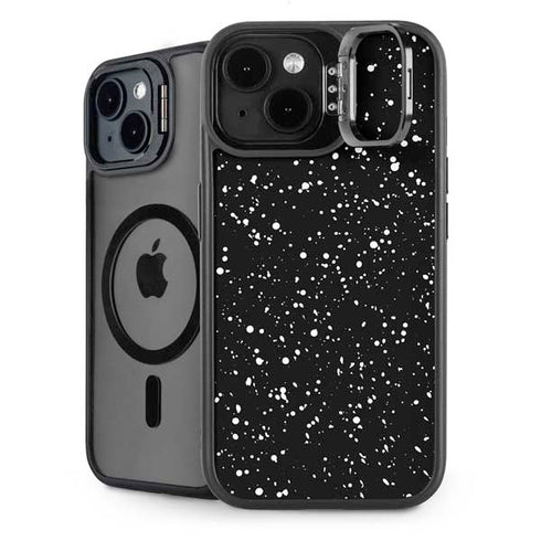 Black Speckle iPhone 14 Kickstand Case