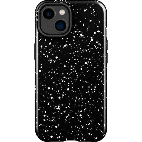 Black Speckle iPhone 15 Impact Case