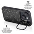 Black Speckle iPhone 15 Plus Kickstand Case