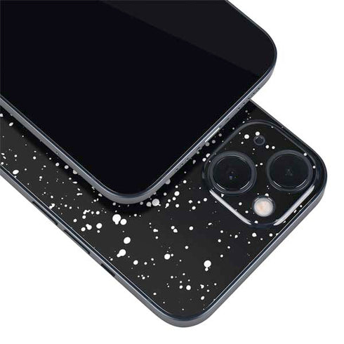 Black Speckle iPhone 15 Skin