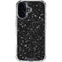 Black Speckle iPhone 16 Clear Case