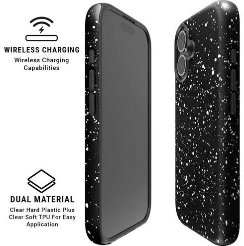 Black Speckle iPhone 16 Magsafe Impact Case