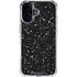 Black Speckle iPhone 16 Plus Clear Case