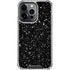 Black Speckle iPhone 16 Pro Clear Case