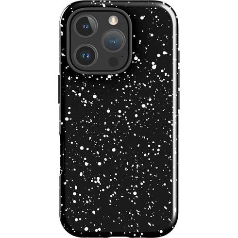 Black Speckle iPhone 16 Pro Impact Case