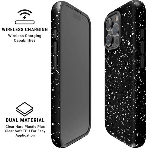 Black Speckle iPhone 16 Pro Magsafe Impact Case