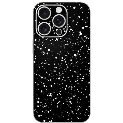 Black Speckle iPhone 16 Pro Skin
