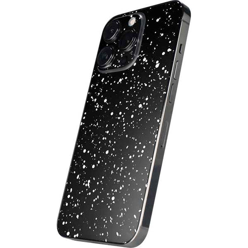 Black Speckle iPhone 16 Pro Skin