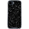 Black Speckle iPhone 16e Clear Case