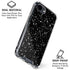 Black Speckle iPhone 16e Clear Case