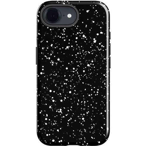 Black Speckle iPhone 16e Impact Case