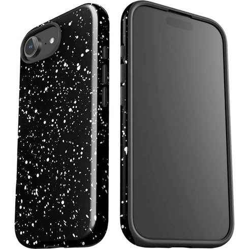 Black Speckle iPhone 16e Impact Case