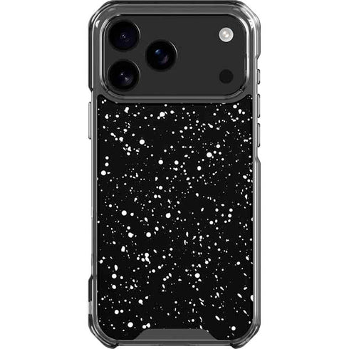 Black Speckle iPhone 18 Pro Max Clear Case