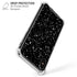 Black Speckle iPhone X/XS Clear Case