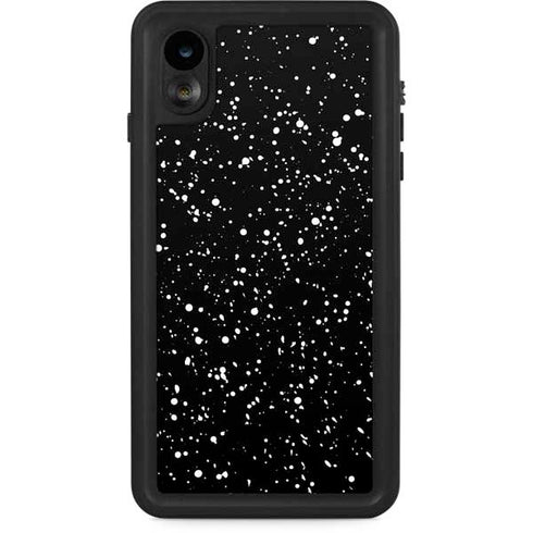 Black Speckle iPhone Cases