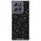 Black Speckle Moto G 5G (2025) Clear Case