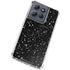 Black Speckle Moto G Stylus 5G (2025) Clear Case