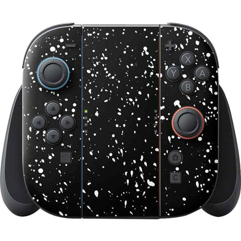 Black Speckle Nintendo Skins